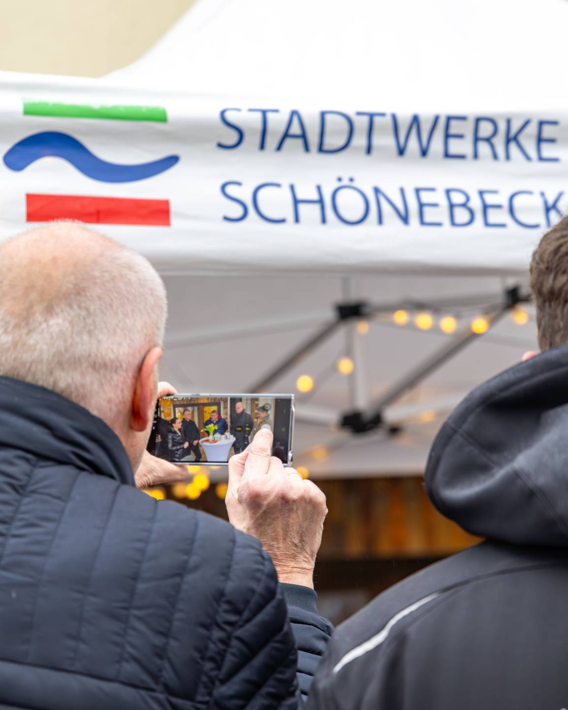 Detailaufnahme Pavillon der Stadtwerke Schönebeck