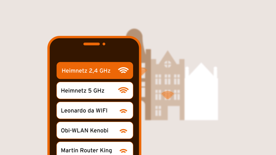 Darstellung verfügbarer Frequenzen