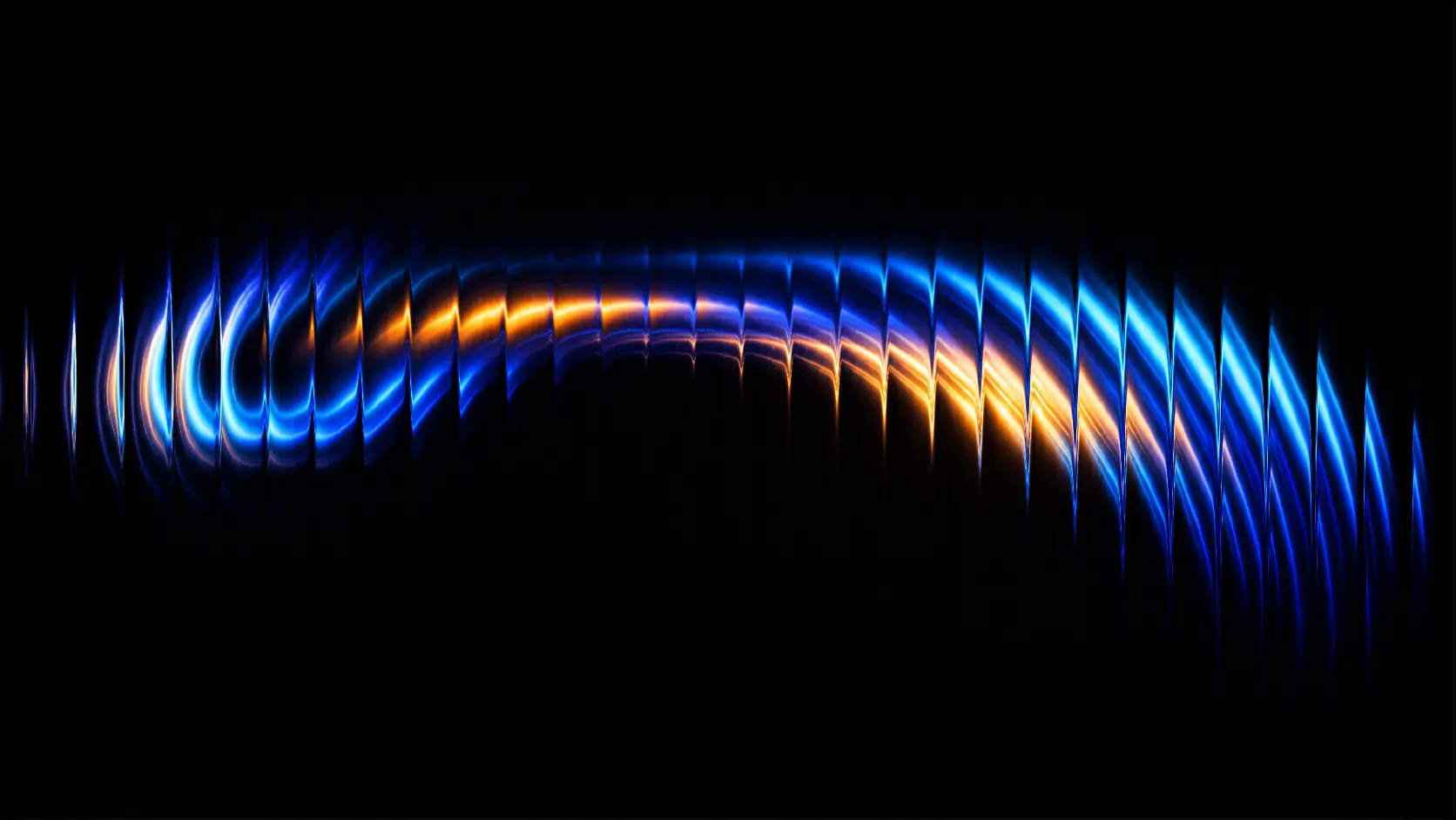 Bild mit blau-gelben Effekten